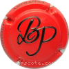 Capsule Berthelot Piot Noir sur fond rouge
