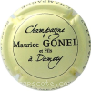 Capsule Gonel M.  Crème et noir, lettres épaisses