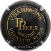 Capsule Prioux P. Noir et or mat