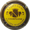 Capsule Remy-Uzac James Fond jaune, contour marron