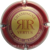 Capsule Rutat René Or mat, contour bordeaux
