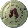 Capsule Savart Daniel Crème et bordeaux, contour strié