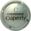 Capsule Cuperly Fond argent, noir et or, petit C