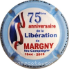 Capsule Herbert Stephane 75  ème anniversaire de la libération, contour bleu ciel