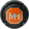 Capsule Hostomme M Noir, orange et métal