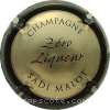 Capsule Malot Sadi Or, contour noir. Zero Liqueur