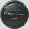 Capsule Maitre Geoffroy Veuve Noir mat, blanc et rouge