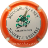 Capsule Mouchel-Warnet Fond pastel, contour orange