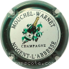 Capsule Mouchel-Warnet Fond pastel, contour vert foncé