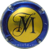 Capsule Michel José Or et noir, contour bleu métallisé