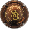 Capsule Brunet Stéphane Marron métallisé et or, grand cru