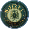Capsule Boizel Vert, crème et or foncé, 1834 avec 8 différent