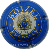 Capsule Boizel Bleu, crème et or pâle, 1834 avec 3 ouvert