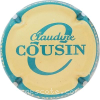 Capsule Cousin Claudine Contour bleu-turquoise, fond crème