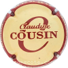 Capsule Cousin Claudine Contour bordeaux, fond crème