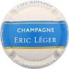 Capsule Leger Eric Blanc, bandeau bleu et or