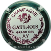 Capsule Gatinois  Contour vert foncé, Fond blanc cassé, bordeaux