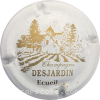 Capsule Desjardin  Blanc et or, champagne fin