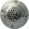 Capsule Perrier-Jouet Argent et noir, écriture fine