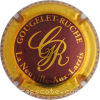 Capsule Gougelet Ruche Bordeaux, contour or