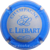 Capsule Liebart E. Contour bleu, fond argent