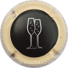 Capsule Centre Vinicole Champagne CVC Contour crème