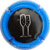 Capsule Centre Vinicole Champagne CVC Contour bleu