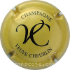 Capsule Veuve Cheurlin Or terne et noir