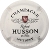 Capsule Husson Robert et fils Blanc, bordeaux et noir