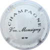 Capsule Vve Monsigny Blanc et noir, V pointu
