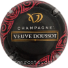 Capsule Doussot Vve Fond Noir, fuschia, or et blanc