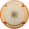 Capsule Baron Fuente Blanc cassé, contour orange et or