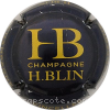 Capsule Blin H & C Bleu nuit métallisé et or mat