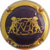 Capsule Bourdelois Raymond Fond mauve, contour or