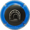 Capsule Centre Vinicole Champagne CVC Contour bleu