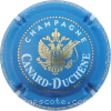 Capsule Canard-Duchene Bleu-gris, or et blanc inscription Charles VII sur la jupe