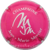 Capsule Mercier Jean Marie et fils Contour fushia, fond blanc