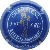 Capsule Rilly la Montagne bleu et blanc, angelot or