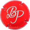 Capsule Berthelot Piot Gris pâle sur fond rouge