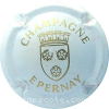 Capsule Epernay Blanc et or