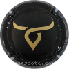 Capsule Desboeufs et fils Noir et or, petite écriture