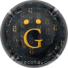 Capsule Giraud Henri  Bleu-noir  et or