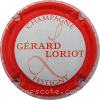 Capsule Loriot Gérard Blanc cassé, contour rouge