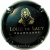 Capsule Louis de Sacy Nom horizontal, noir et or