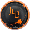 Capsule Jorez Le Brun Noir et orange, contour orange