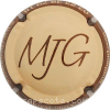 Capsule Moyat-Jaury Guilbaud Crème et marron, contour marron
