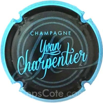 Capsule Charpentier Yvan Noir, contour bleu