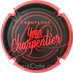 Capsule Charpentier Yvan Noir, contour rouge