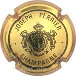 Capsule Joseph Perrier Or pâle et noir