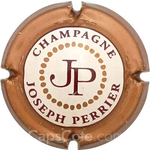 Capsule Joseph Perrier Crème pâle, contour cuivre mat